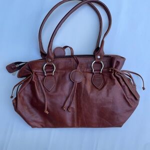 NWOT Genuine Leather Brown Purse